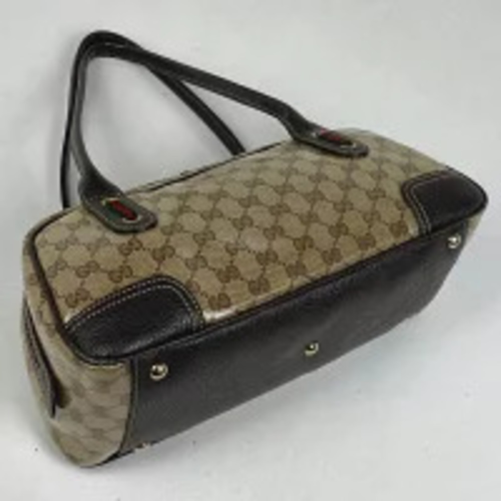 Gucci handbag web bag Sherry shoulder canvas brown beige GG Brown Tan